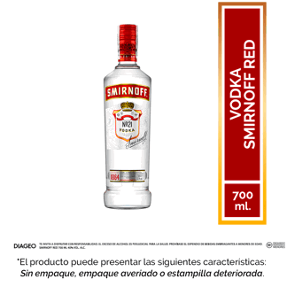 Vodka Smirnoff Red 700 ML (Outlet)