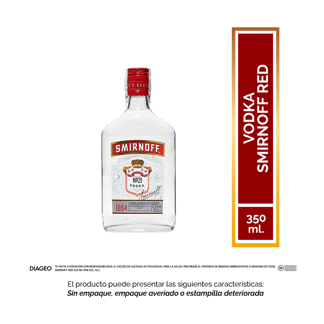 Vodka Smirnoff Red 350 ML (Outlet)