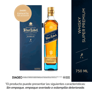 Whisky Johnnie Walker Blue Label 750 ML (Outlet)