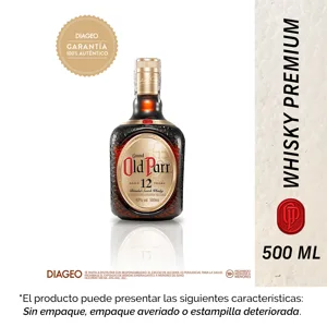 Old Parr whisky escocés 12 años 500 ml (Outlet)