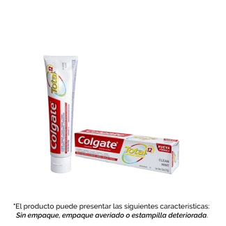 Crema Dental Colgate Total12 Clean Mint 150ml (Outlet)