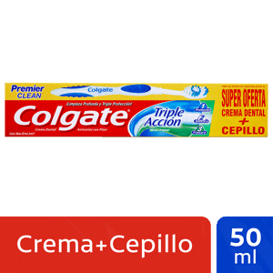 Crema Dental Colgate Triple Acción x50ml + Cep Premier Clean PEN/AN/A