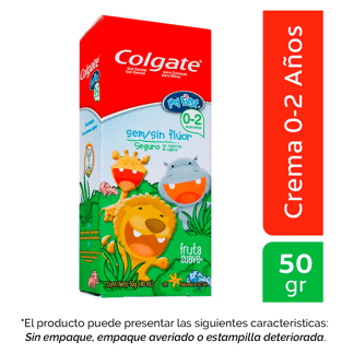 Crema Dental Colgate Fruta Suave 0-2 Años My First 50ml (Outlet)