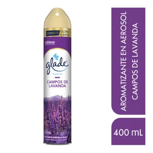 Glade Ambientador Aerosol Campos De Lavanda x400ml