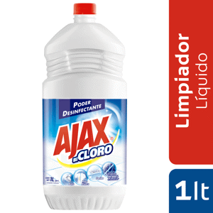 Limpiador Ajax Bicloro 1000ml