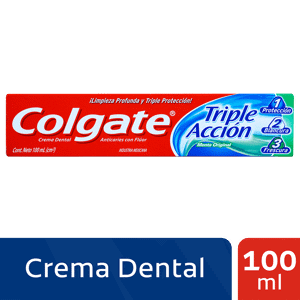 Crema Dental Colgate Triple Acción 100ml