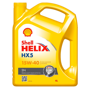 Aceite Shell Helix HX5 15W40 SN x4lts
