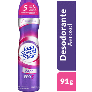 Desodorante Lady Speed Stick Pro-5 Aerosol 150ml