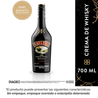 Crema De Whisky Baileys 700 ML (Outlet)