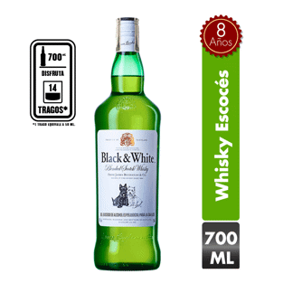 Whisky Black & White x700ml