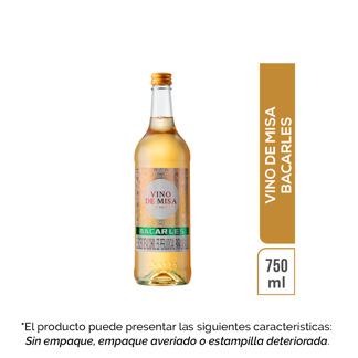 Vino Blanco de Misa Bacarles x750ml (Outlet)