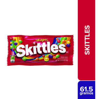 Caramelo Wrigley Original Skittles 10dp x36un x61.5gr