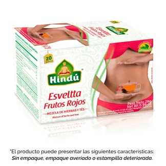 Esveltta Frutos Rojos x20 Sobres (Outlet)