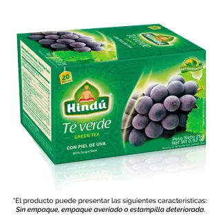 Té Verde Piel de Uva x20 Sobres (Outlet)