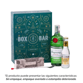 Ginebra Tanqueray London Dry Gin BOX BAR x750ml (Outlet)