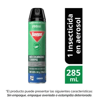 Baygon Insecticida Aerosol Mata Insectos Rastreros x285ml (Outlet)