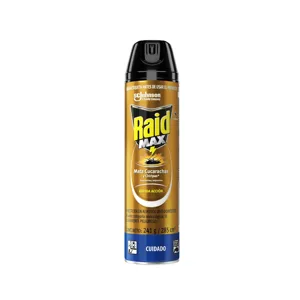 Raid Insecticida Aerosol Mata Insectos Rastreros x285ml