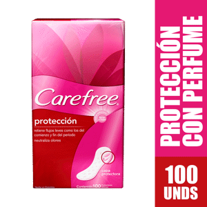 Protector Carefree Con Perfume x100 Protectores