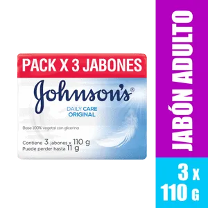 Jabón Johnson´S Barra Original Tripack x3Un x110gr