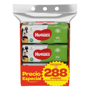 Toallita Húmeda Huggies Flip Top x3Un x96 toallitas