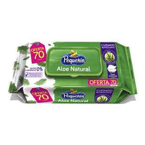 Toallita Humeda Aloe Natural x130 Toallas (Pague 50 Lleve 70)