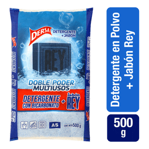 Detergente As Bicarbonato + Jabón Rey x500gr