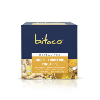 Aromática Bitaco Himalaya Ginger Turmeric Pineapple x10 Sobres