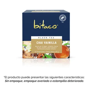 Té Negro Himalaya Chai Vainilla x10 Sobres (Outlet)