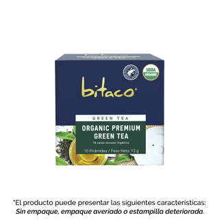 Té Verde Bitaco Himalaya Organic Premium x10 Sobres (Outlet)