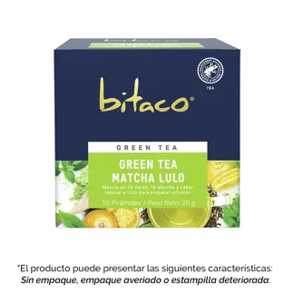 Té Verde Bitaco Himalaya Matcha Lulo x10 Sobres (Outlet)