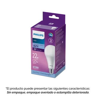 Bombillo Led Bulb 22W-E27 6500K W A25 (Outlet)