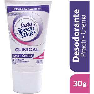 Desodorante Lady Speed Stick Crema Practitubo x30grClinicalN/A