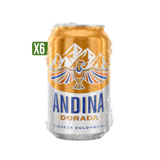 Cerveza Andina Lata x6 Latas x330ml