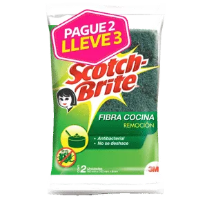 Oferta (Fibra Cocina Scotch Brite Pague 2 Lleve 3)