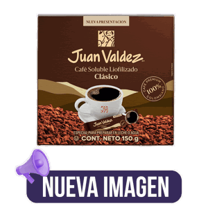 Café Juan Valdez Liolifizado Plegadiza Sticks x100Un x1.5gr