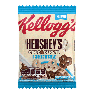 Cereal Kellogg Hersheys Cookies y Cream Megapaketicos X90gr