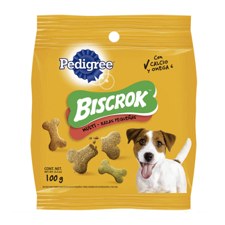 Snack Para Perro Pedigree Biscrok Multi Raza Pequeña x100gr