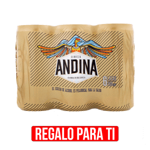 Cerveza Andina Lata SixPack x6Unx269ml