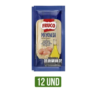 Salsa Mayonesa Fruco Sachet x12Un x80gr