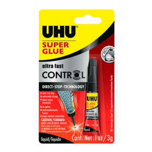 Pegante UHU Super Glue Control x3gr