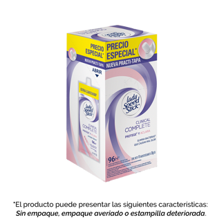 Desodorante Lady Speed Stick Clinical Protect And Clarify x10Un x20gr (Outlet)