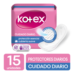 Protector Intimo Normal Kotex x15 Protectores