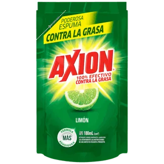 Lavaplatos Axión Líquido Limón x180ml