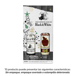 PACK Black & White x700ml + Vino Cariñoso Aroma y Sabor a Manzana x750ml (Outlet)