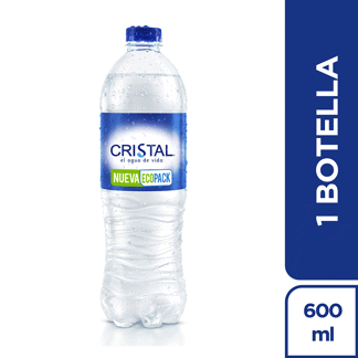 Agua Cristal Pet x24Un x600ml