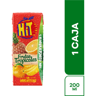 Jugo Hit Frutas Tropicales Tetrapack x200ml