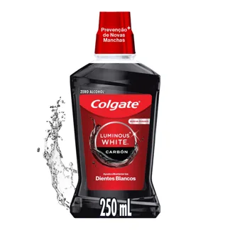 Enjuague Bucal Colgate Luminous White Carbón x250ml