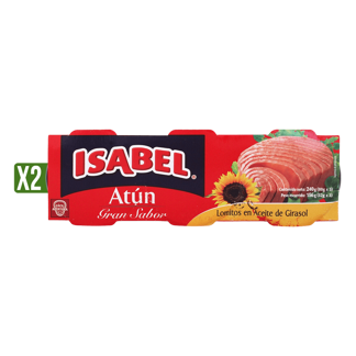 2Dp Atún Isabel Pack x3un x80gr R Aceite