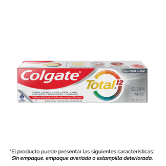 Crema Dental Colgate Total 12 Clean Mint x63ml (Outlet)