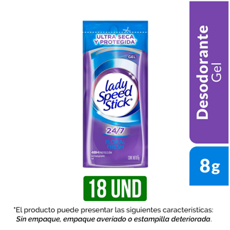 Desodorante Lady Speed Stick Floral Fresh x18Un x8gr (Outlet)